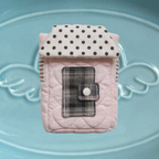 home sweet home camera pouch (simply pink)