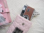 home sweet home camera pouch (simply pink)