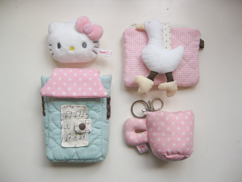 home sweet home camera pouch (cotton candy)