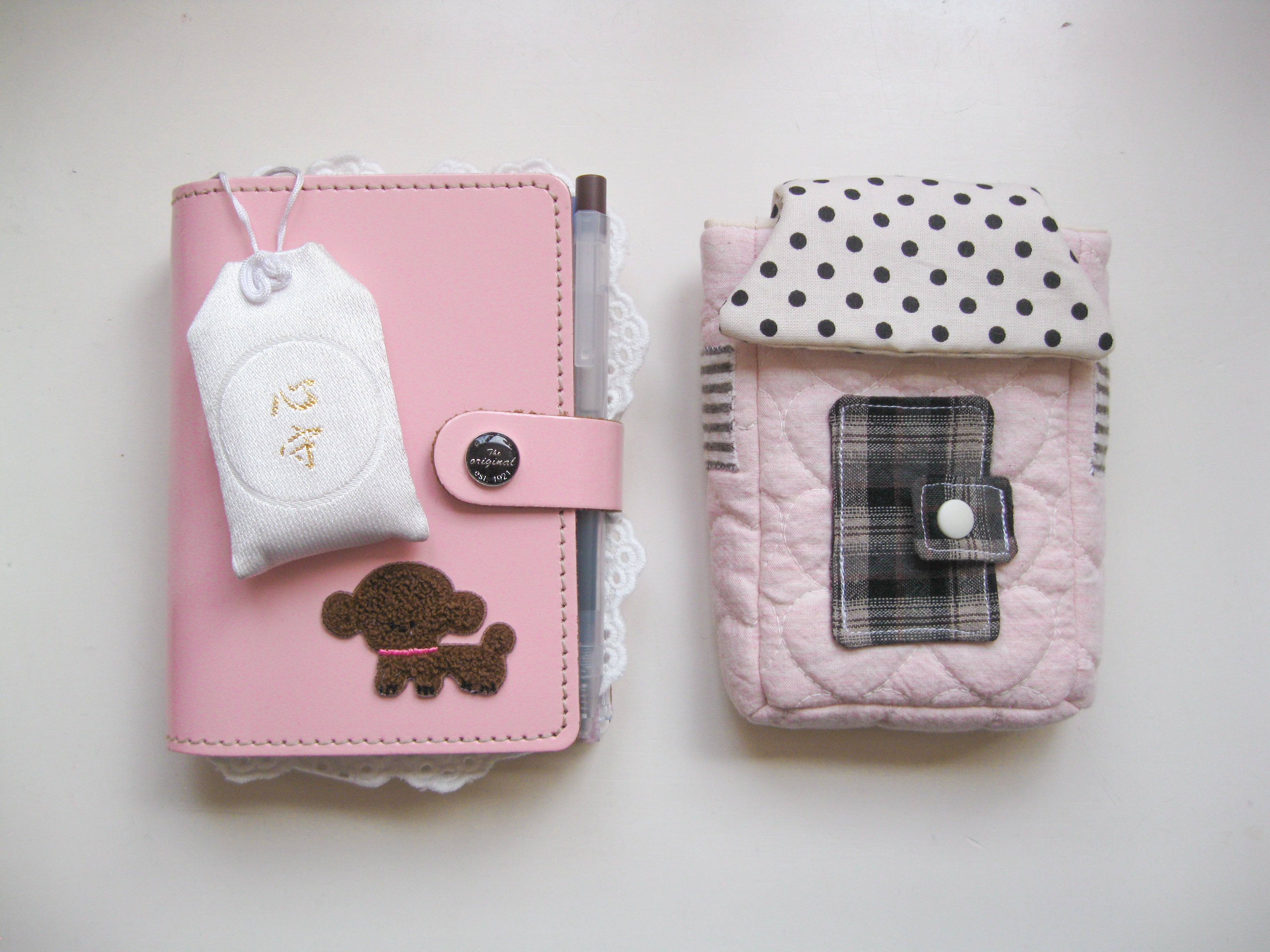 home sweet home camera pouch (simply pink)