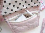 home sweet home camera pouch (simply pink)