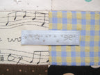 one of a kind puffy wallet (swirly star)