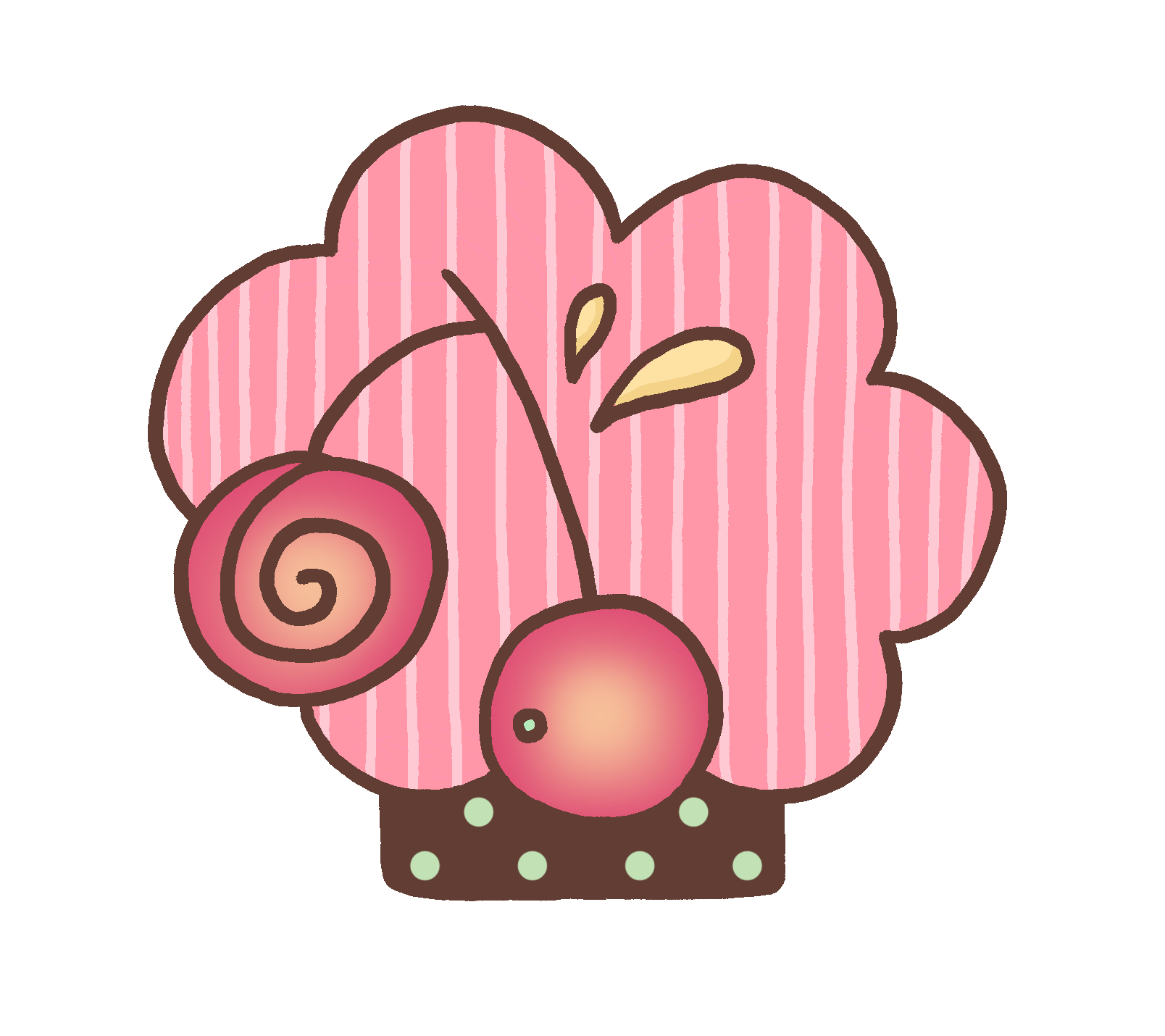 by the cherry tree