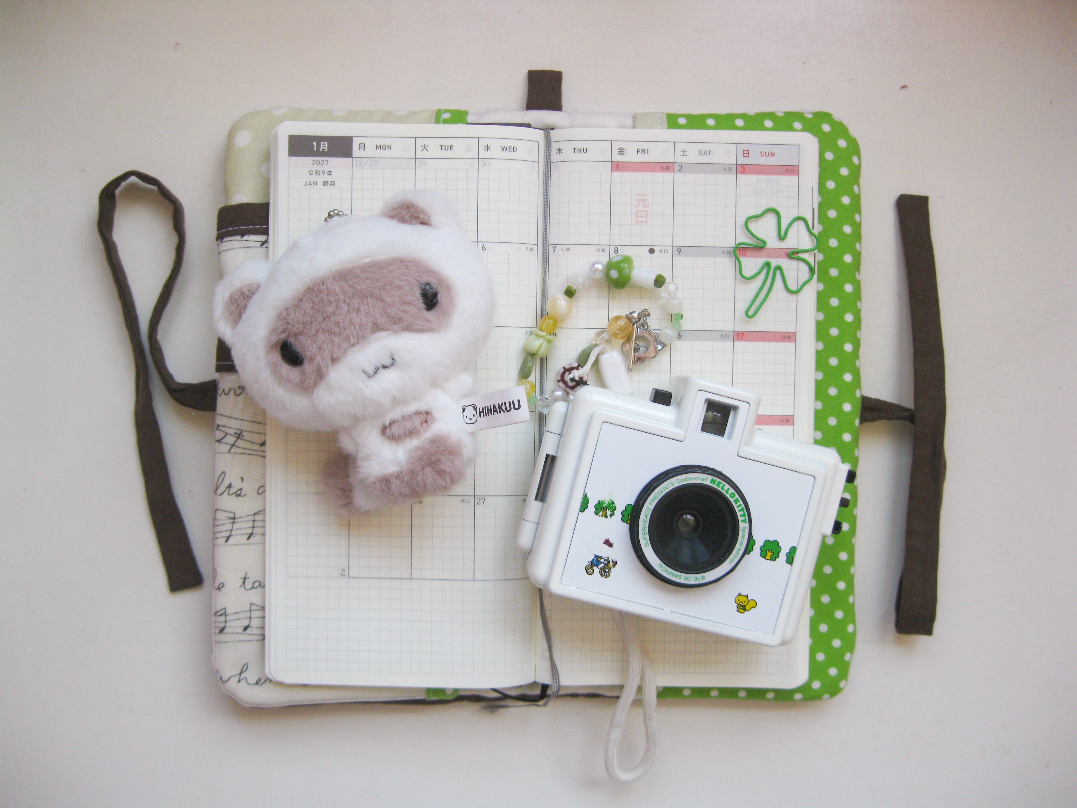 lucky matcha planner cover