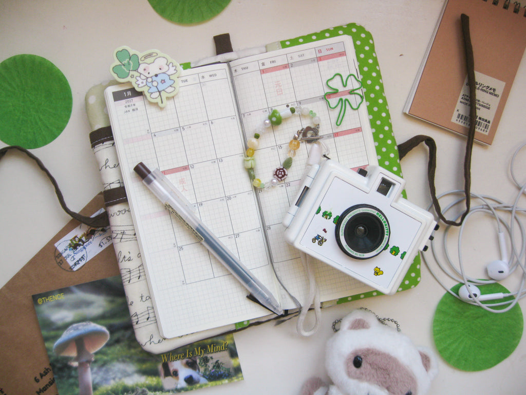 lucky matcha planner cover