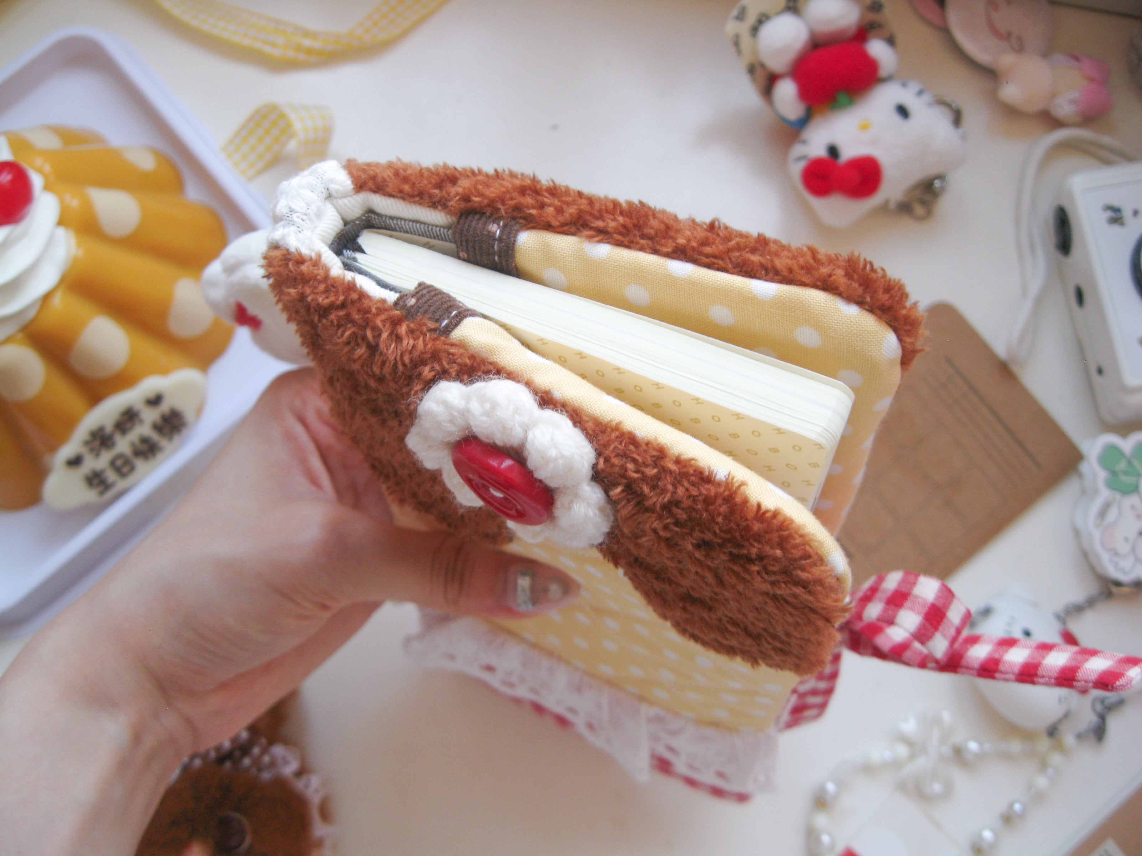 caramel pudding planner cover
